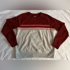 Sonoma Color Block Crewneck Sweatshirt Size Medium